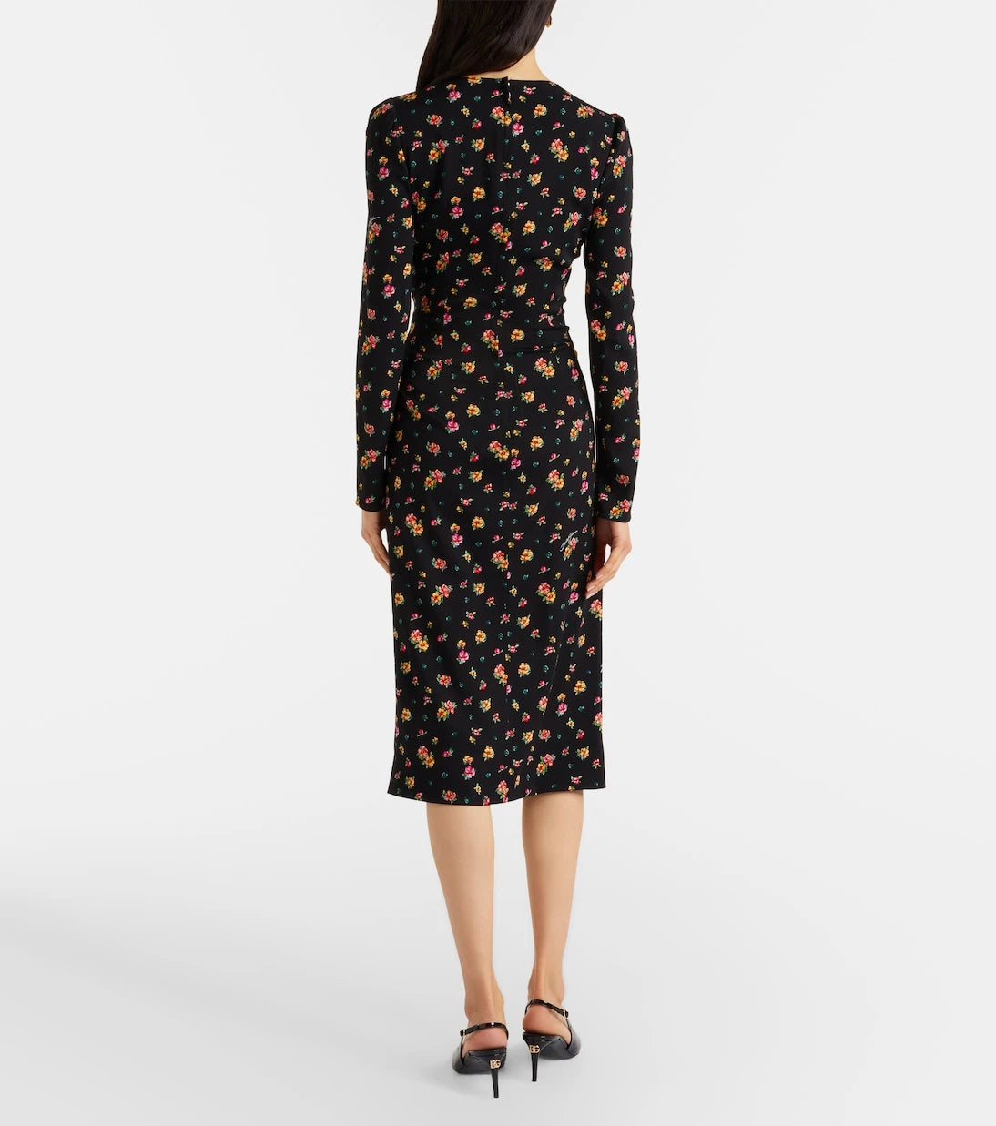 Dolce&Gabbana - Floral silk-blend midi dress