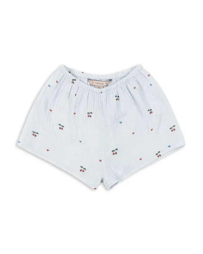 Konges Sløjd çocuklar için pamuk kısa şort COCO MINI SHORTS GOTS