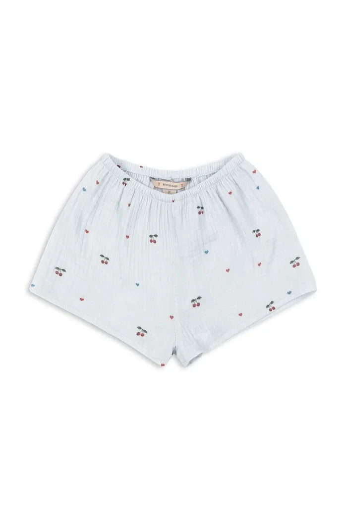 Konges Sløjd çocuklar için pamuk kısa şort COCO MINI SHORTS GOTS