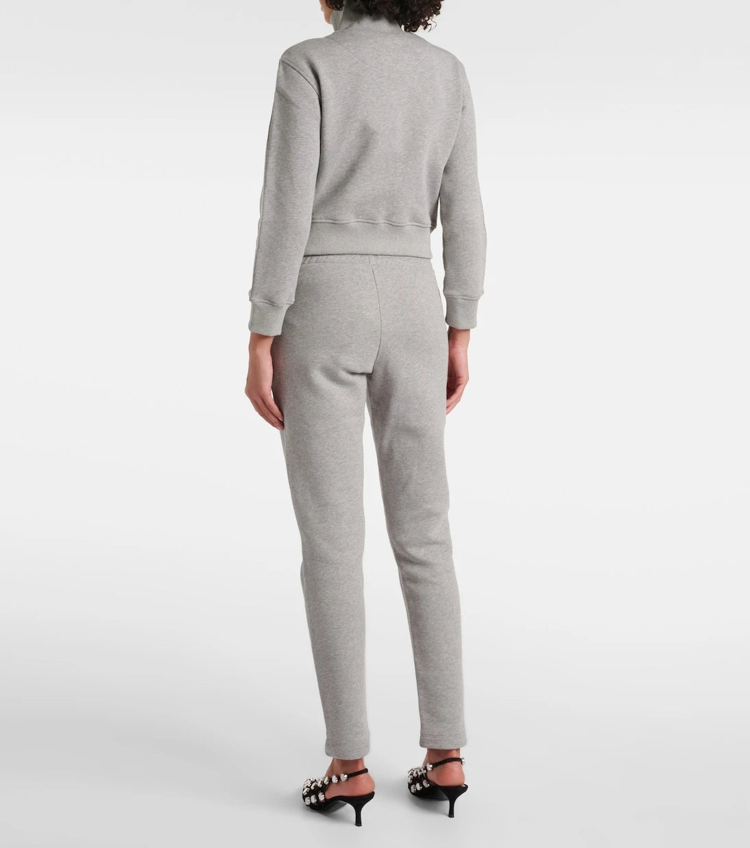 The Attico - Cotton fleece track jacket