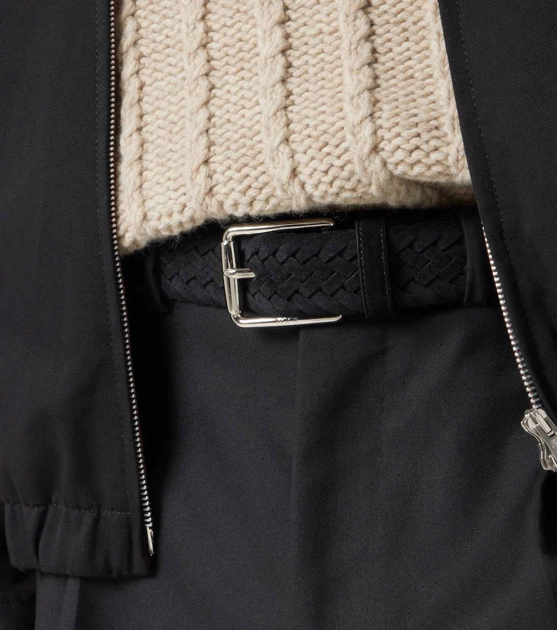 Tod's - Braided suede belt