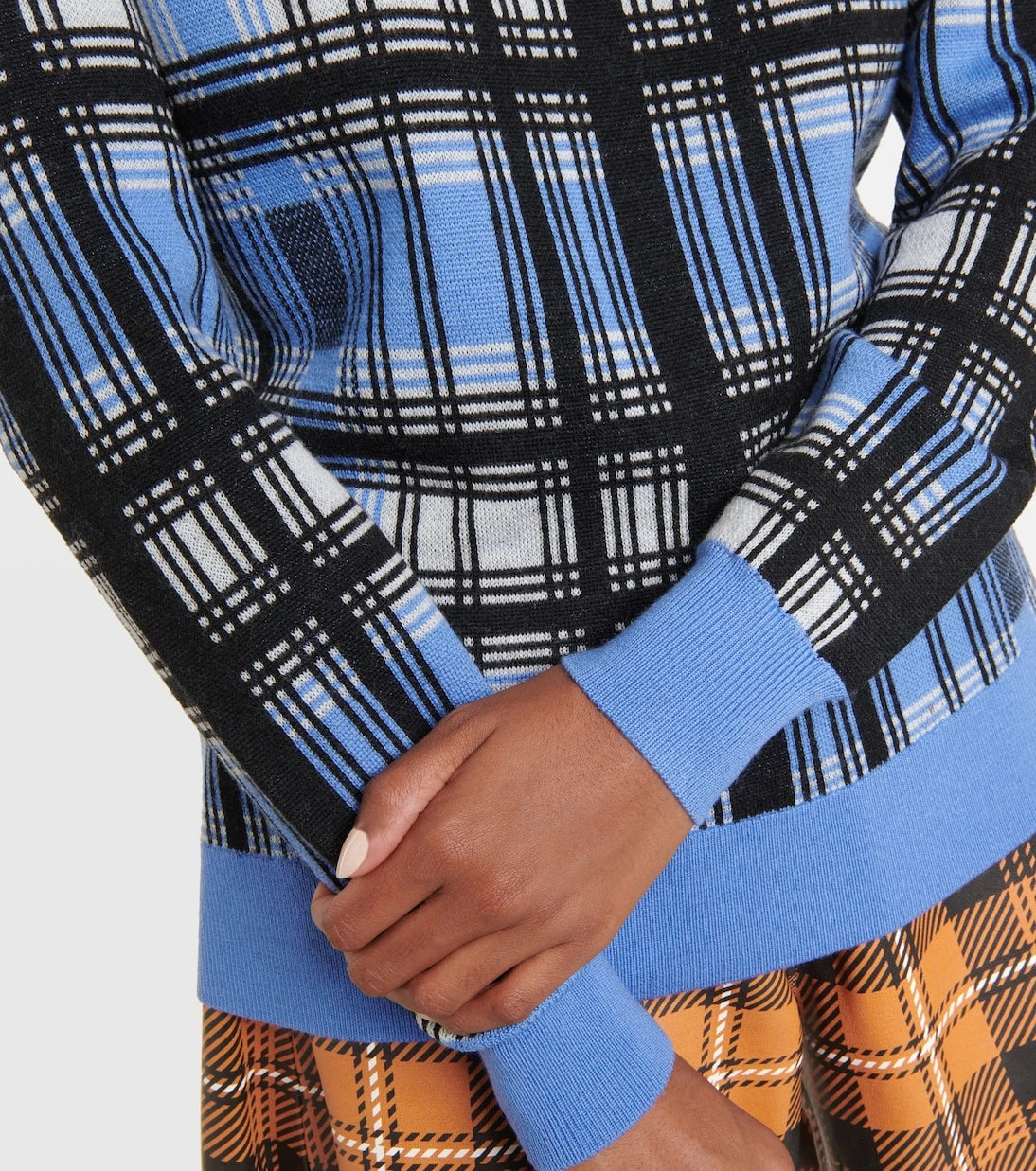 Dodo Bar Or - Tessa checked wool sweater