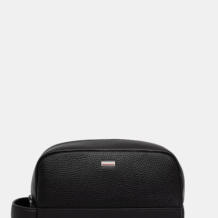 Tommy Hilfiger erkek suni deri kozmetik çantası