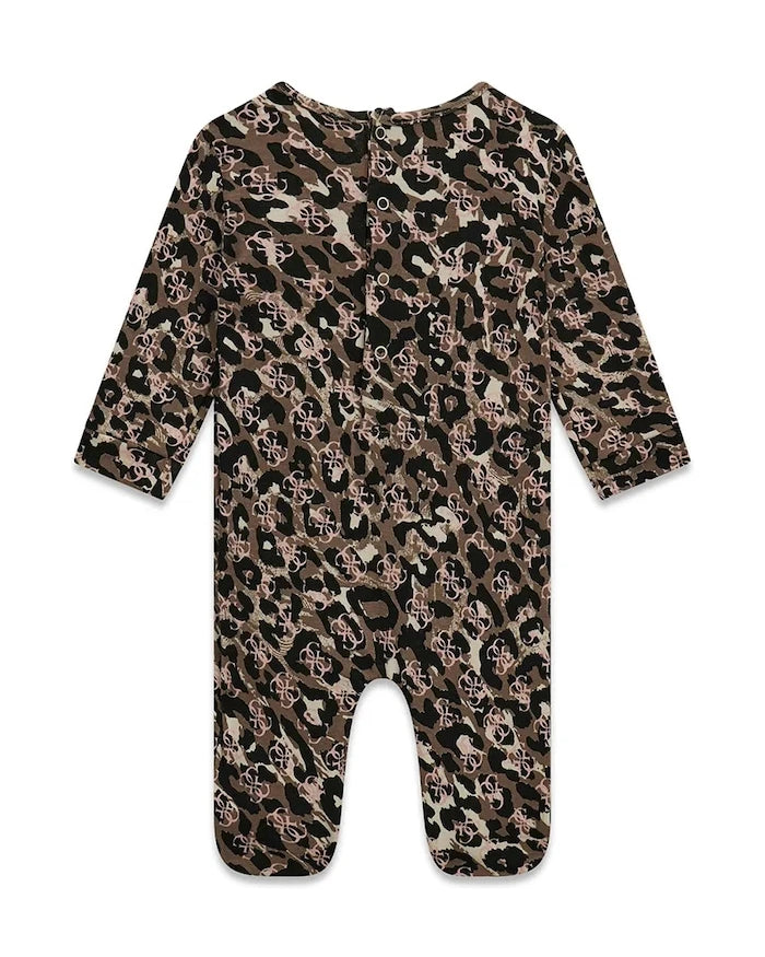Guess bebek pamuk ve elastan uyku tulumu
