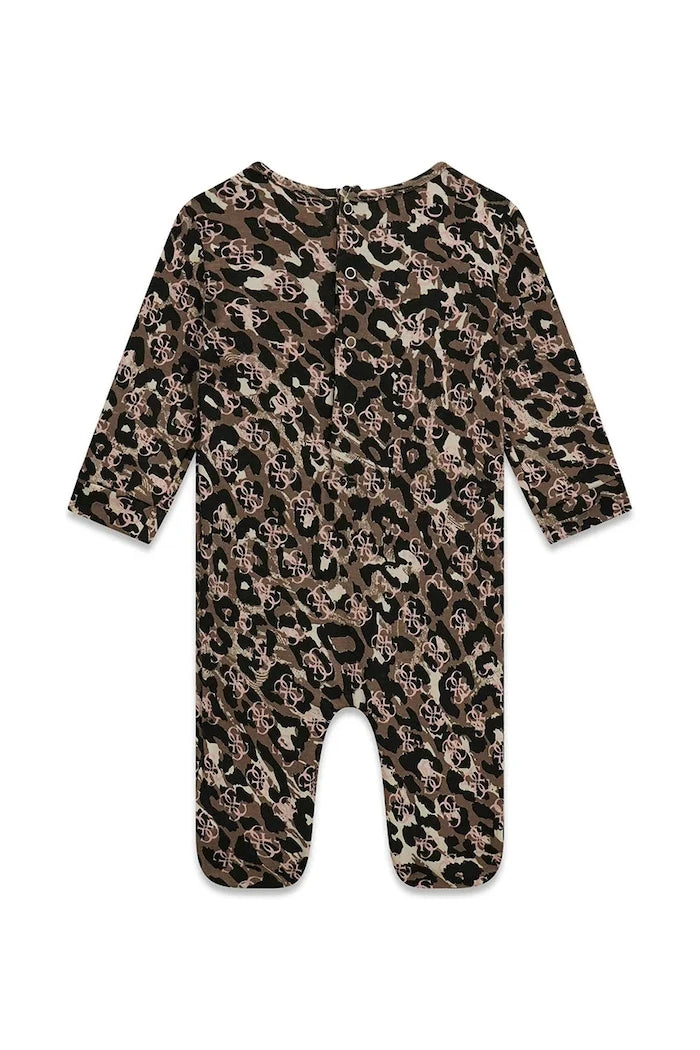 Guess bebek pamuk ve elastan uyku tulumu