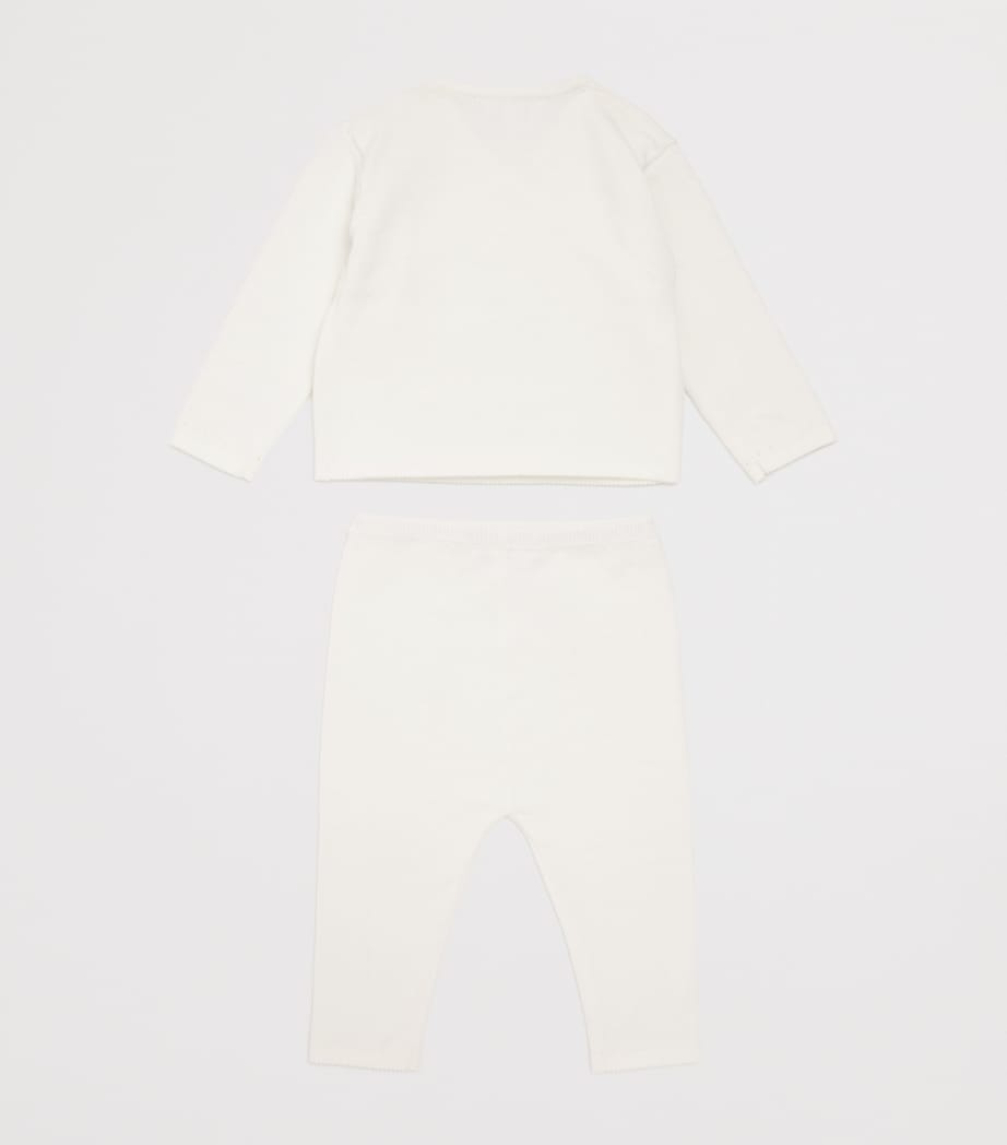 Cotton Wrap Cardigan and Leggings Set (1-24 Months)