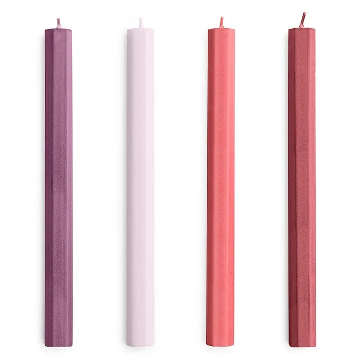 Комплект свещи HAY Hexagon Candle 2,2 x 24 cm (4 броя)