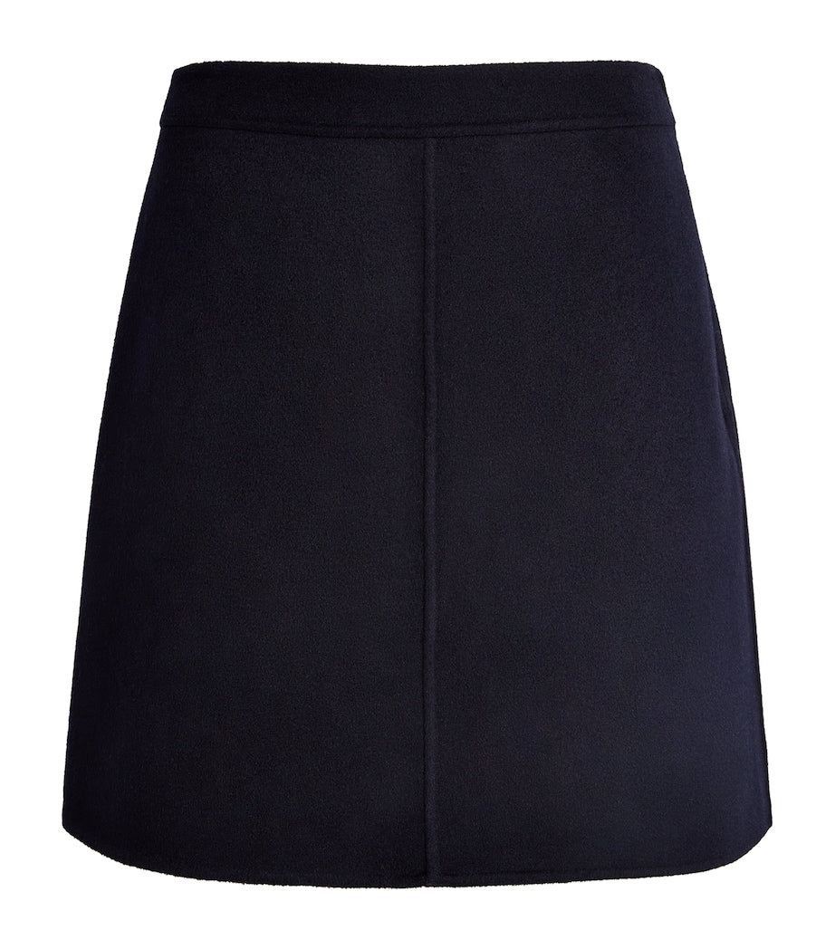 Claudie Pierlot Blue Wool Mini Skirt