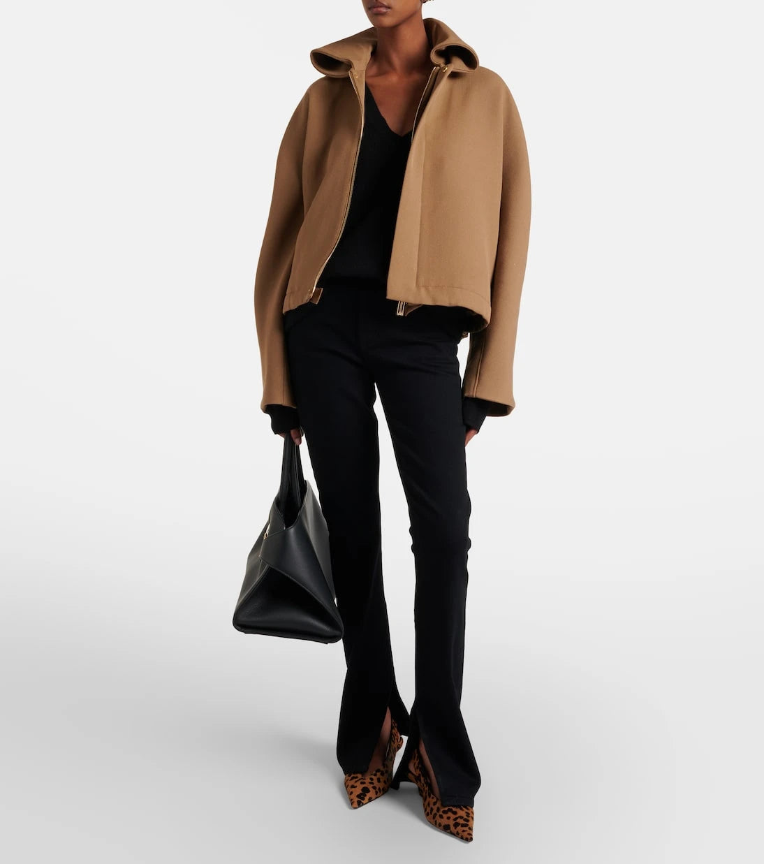 Agolde - Ingram Split high-rise waist skinny jeans