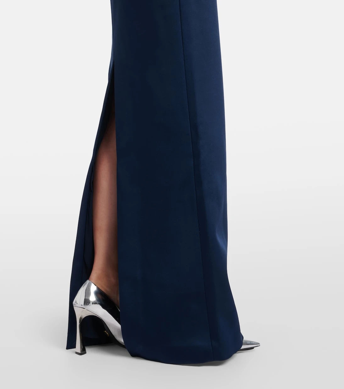 Rebecca Vallance - Lessa embellished satin bustier gown