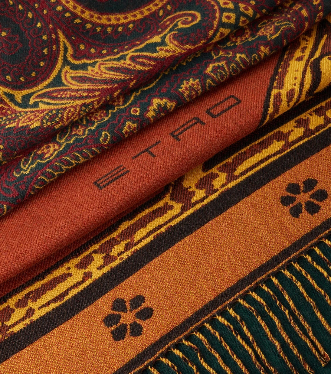 Etro - Paisley wool and silk-blend throw