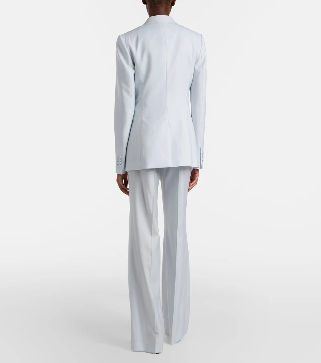 Gabriela Hearst - Vesta wool and silk flared pants