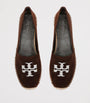 Tory Burch Brown Leather Eleanor Espadrilles