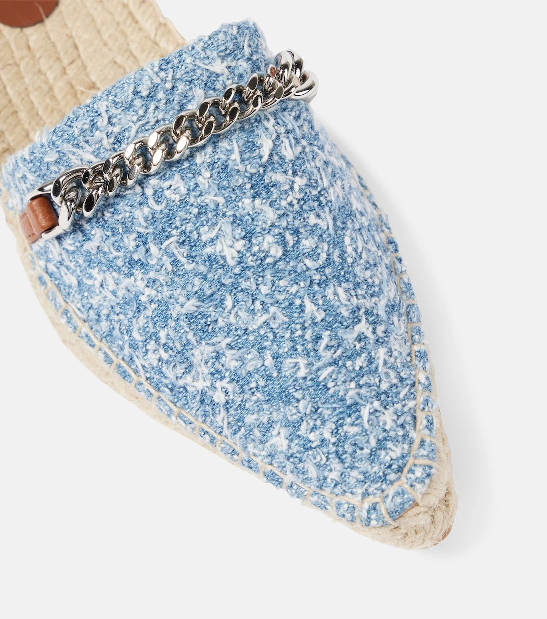 Stella McCartney - Gaia denim buklet espadril
