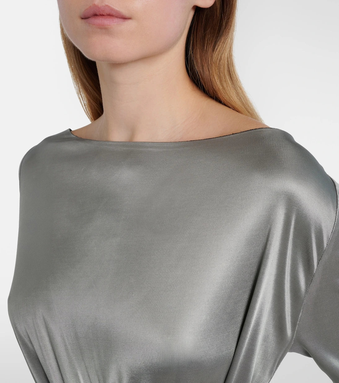 Tory Burch - Gathered jersey midi dress
