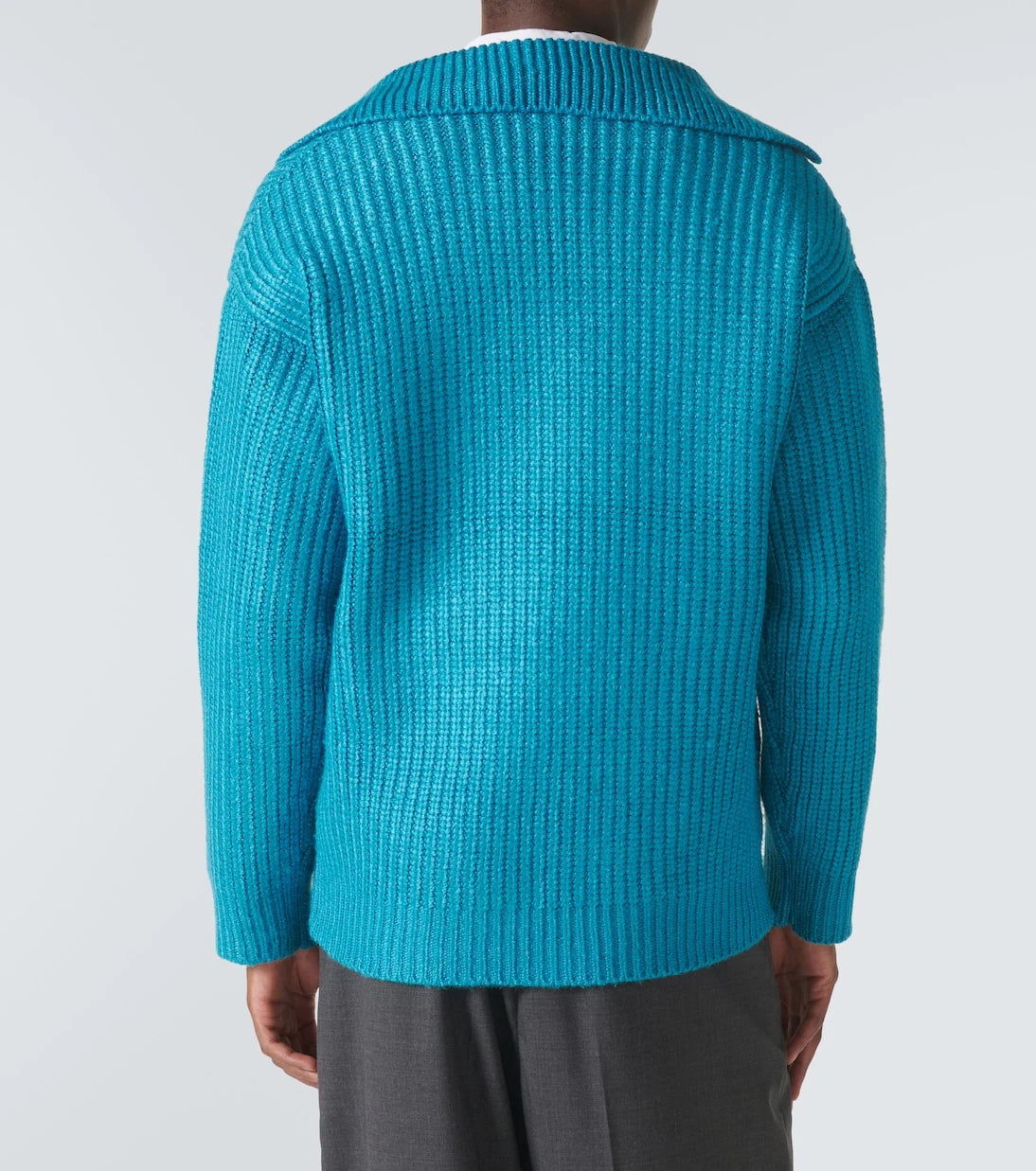 Valentino - Ribbed-knit silk-blend sweater