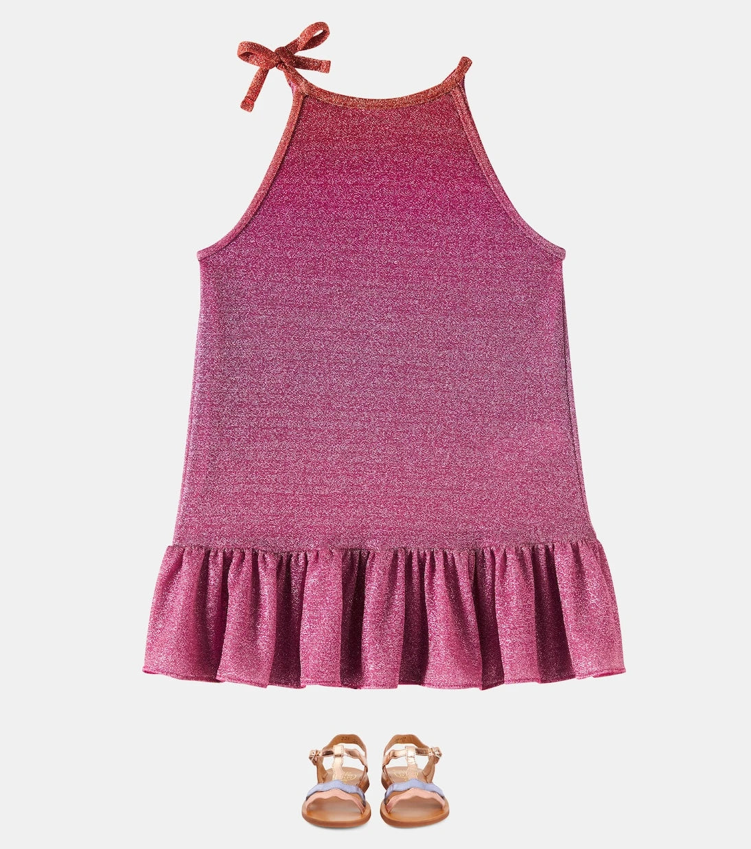 Oséree Kids - Lumière lamé dress