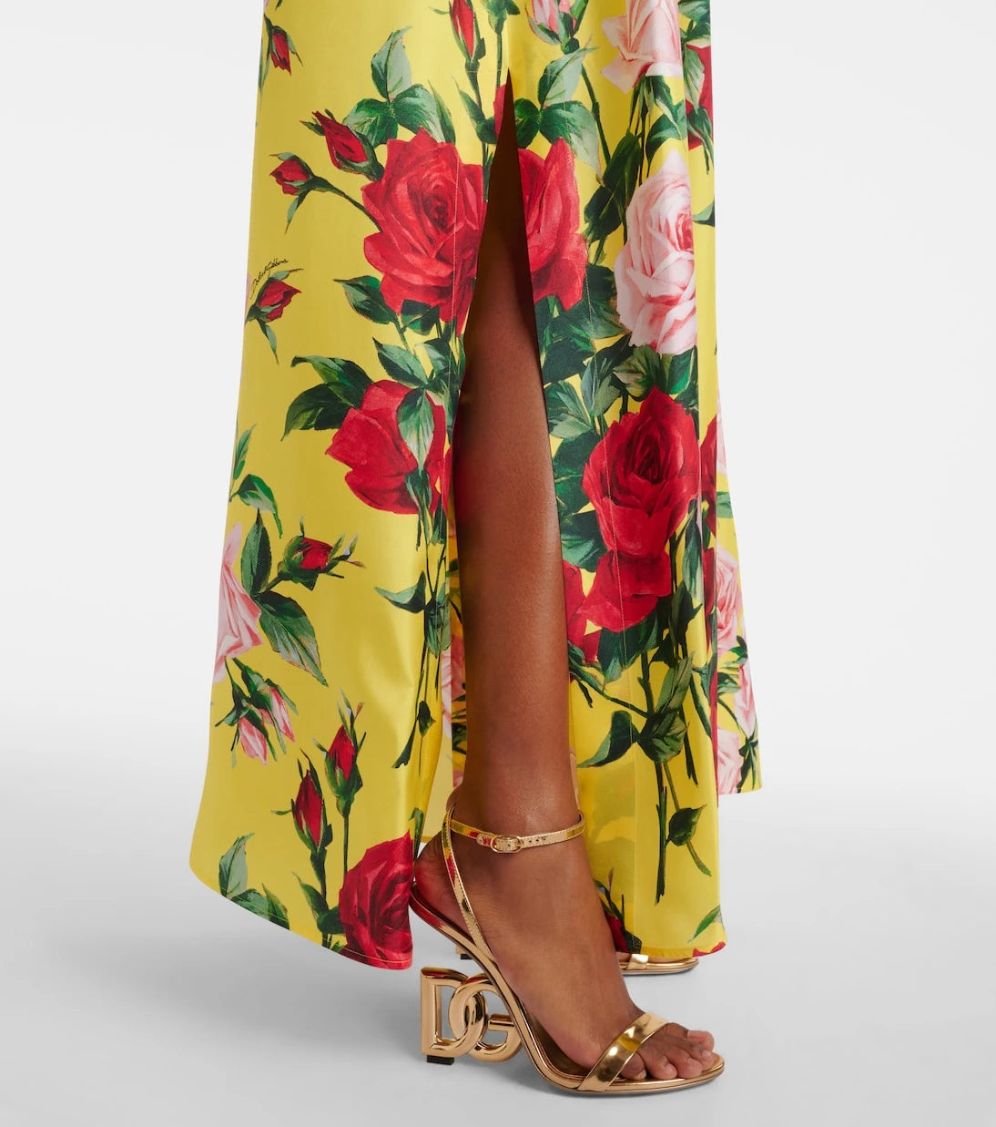 Dolce&Gabbana - Floral silk shirt dress