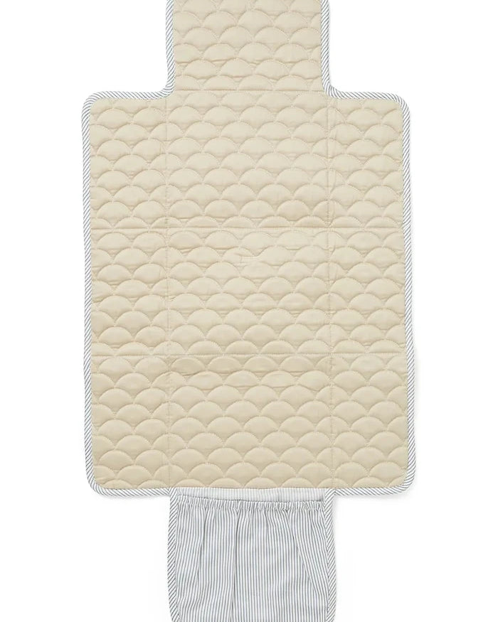 Cam Cam Copenhagen Bebek Alt Değiştirme Matı Classic Stripes Blue, Praline