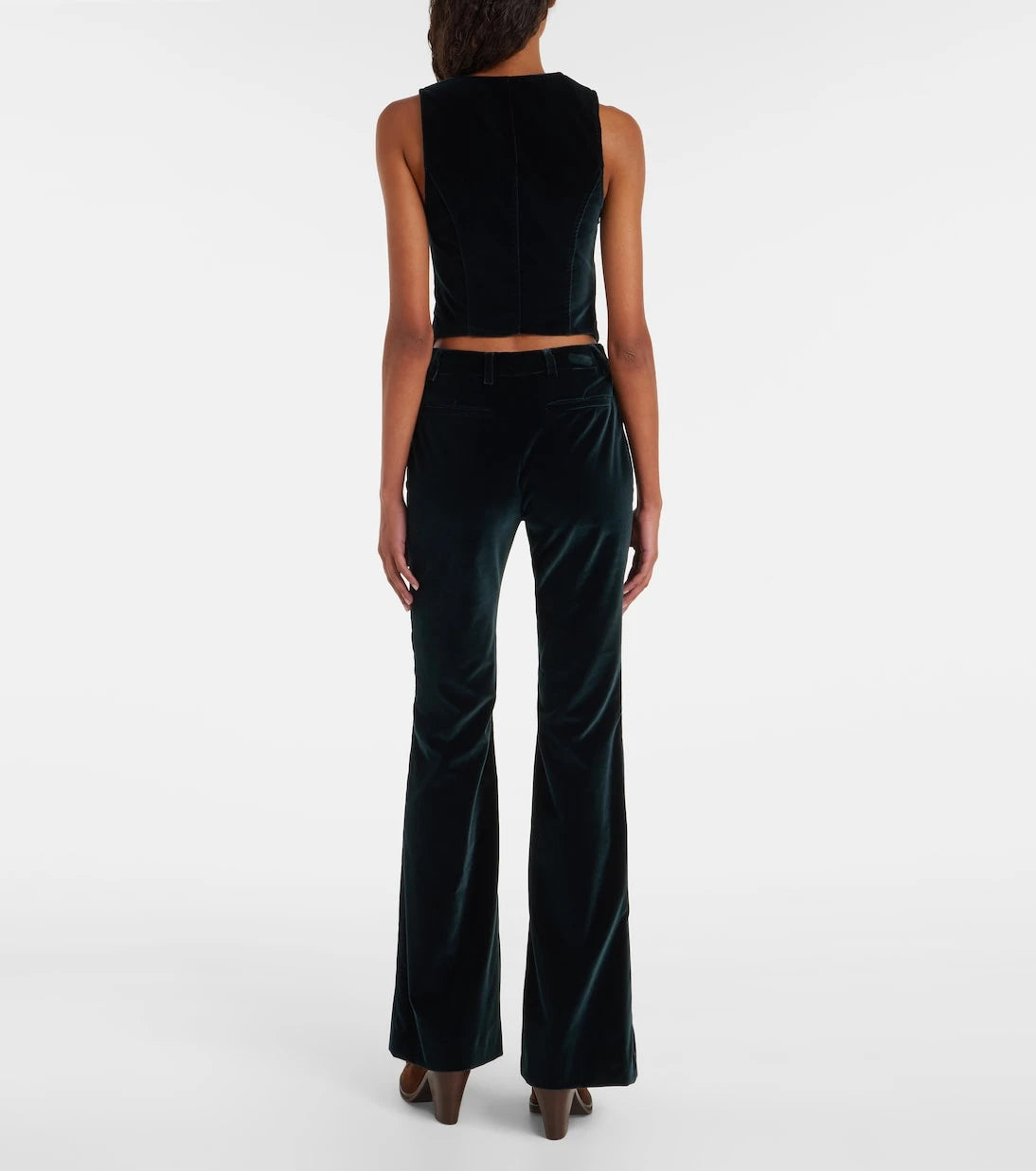 Etro - Cotton velvet flared pants