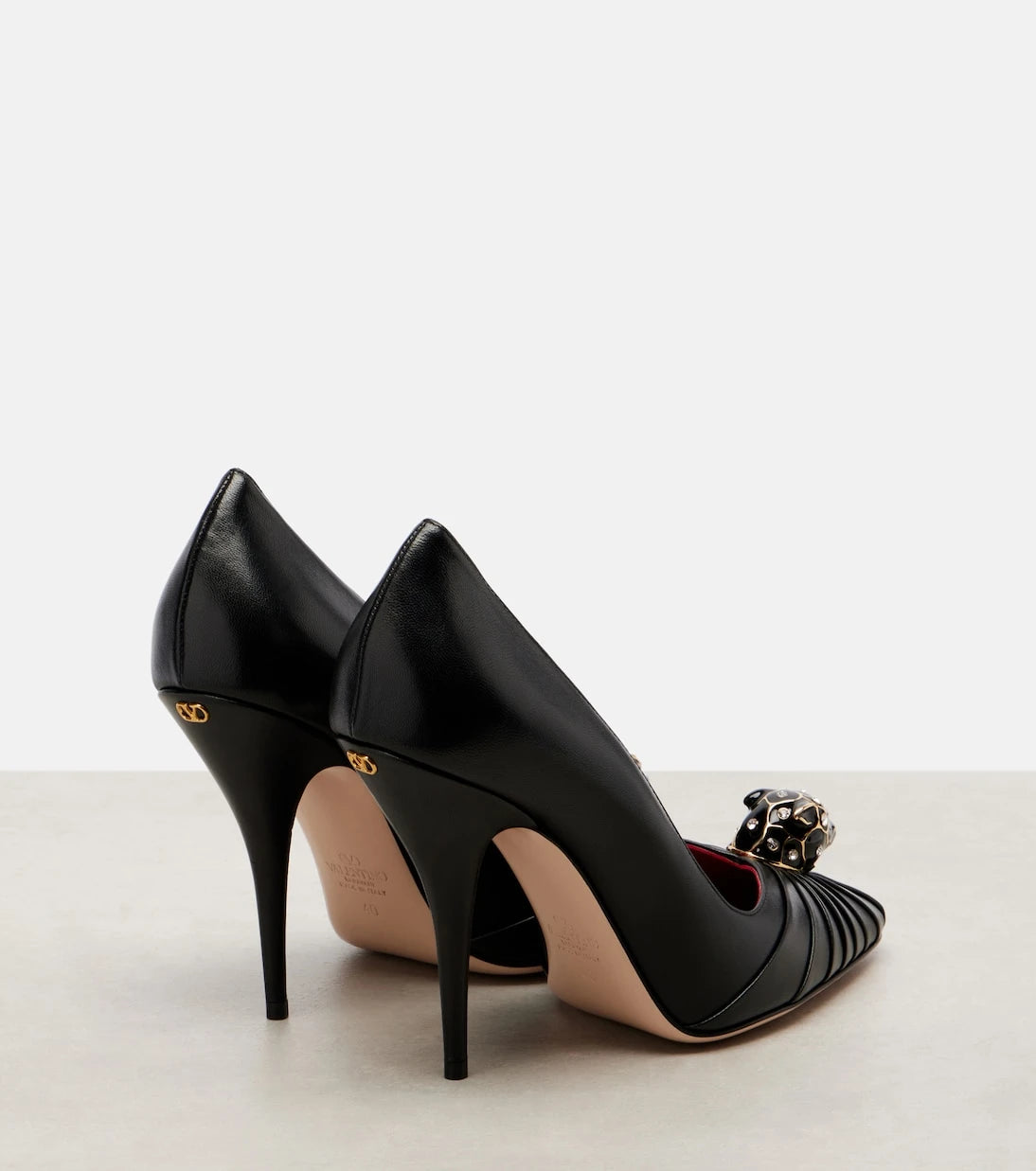 Valentino Garavani - Pas De Chat 105 leather pumps