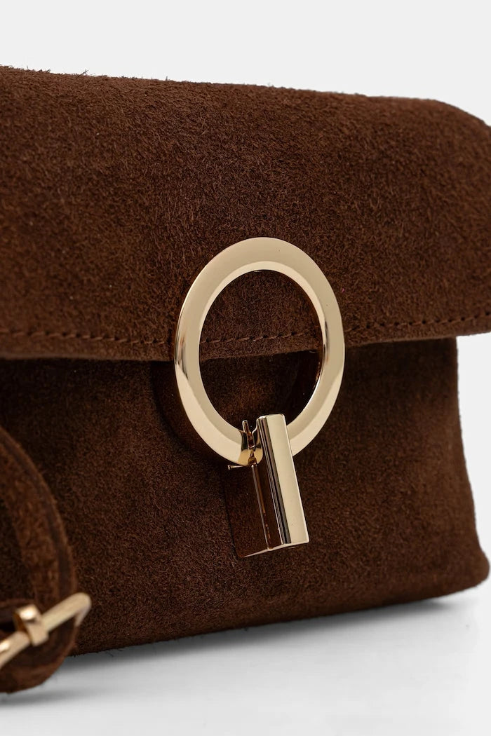 Answear.LAB чанта crossbody дамска от велур