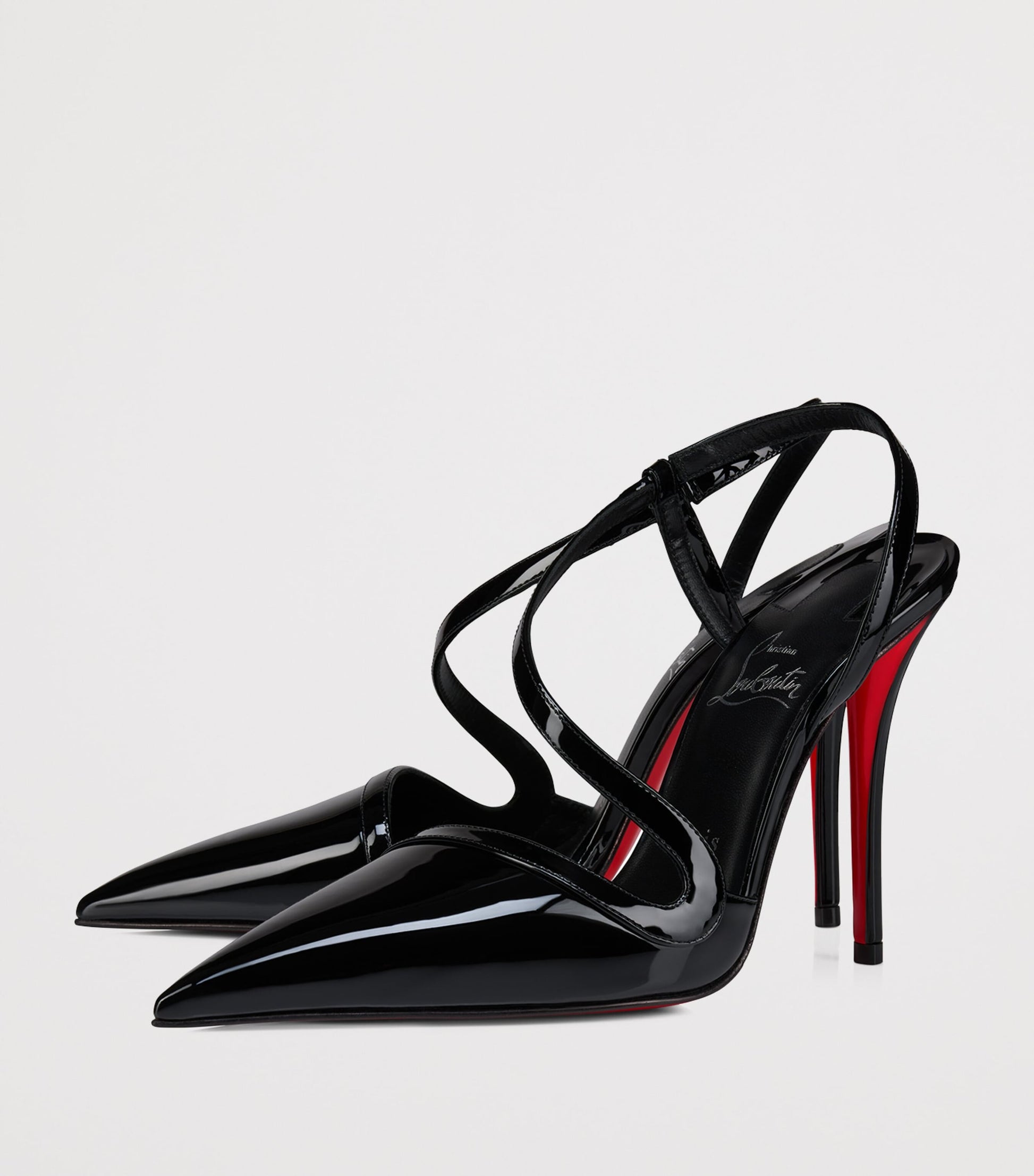 Christian Louboutin Black Rosa Z Patent Leather Pumps 100