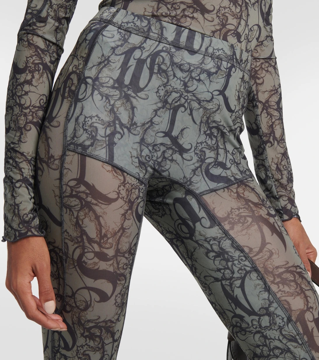 KNWLS - Halcyon printed flared pants