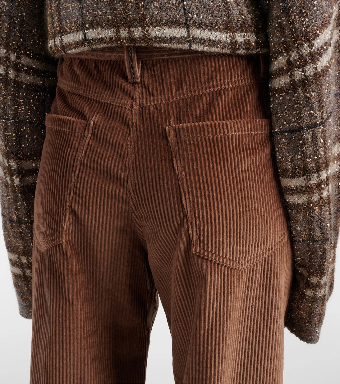 Brunello Cucinelli - Cotton corduroy wide-leg pants