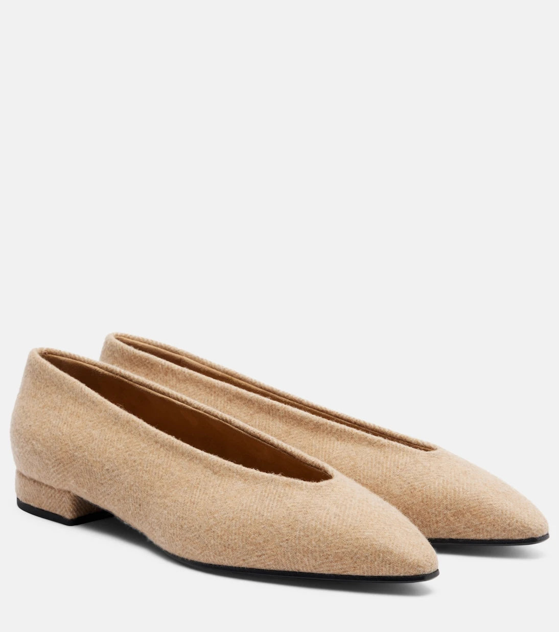Loro Piana - Rebecca herringbone ballet flats