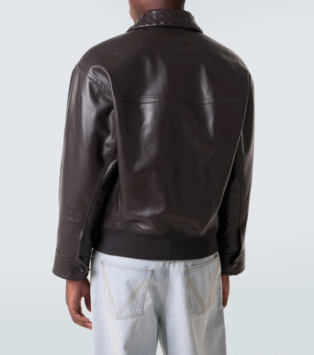 Bottega Veneta - Intrecciato leather jacket