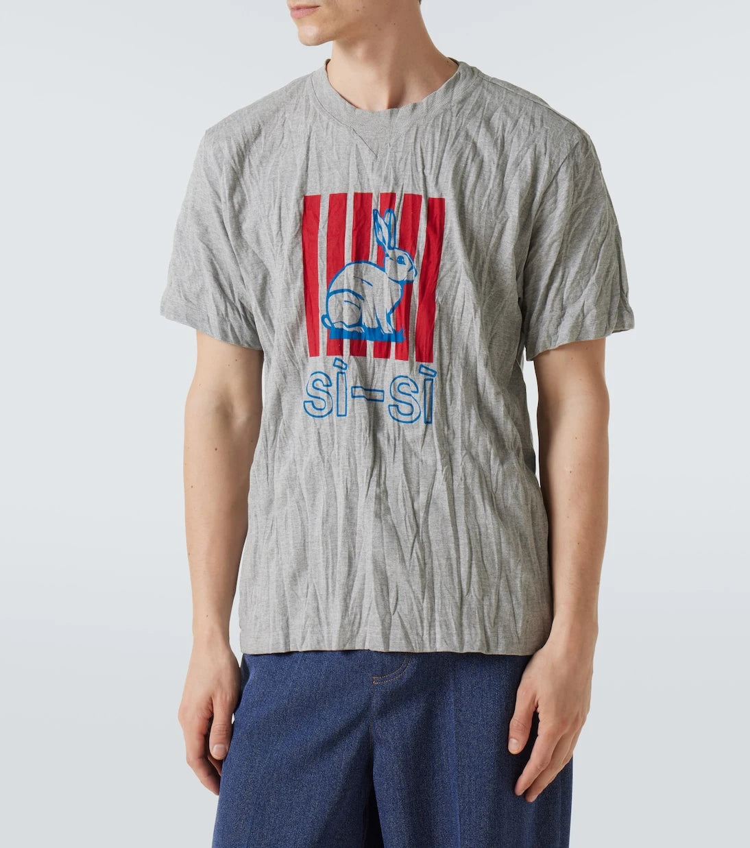 Bottega Veneta - Printed cotton-blend jersey T-shirt