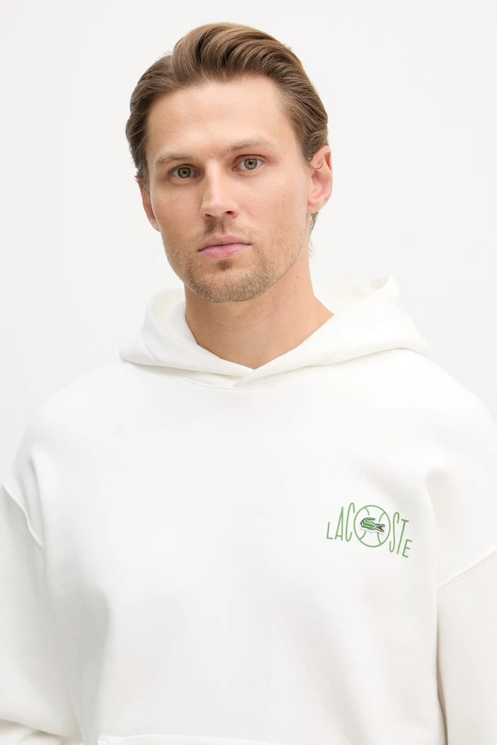 Lacoste суичър с качулка мъжки от памук