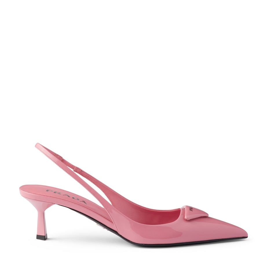 Prada Patent Leather Slingback Pumps 55