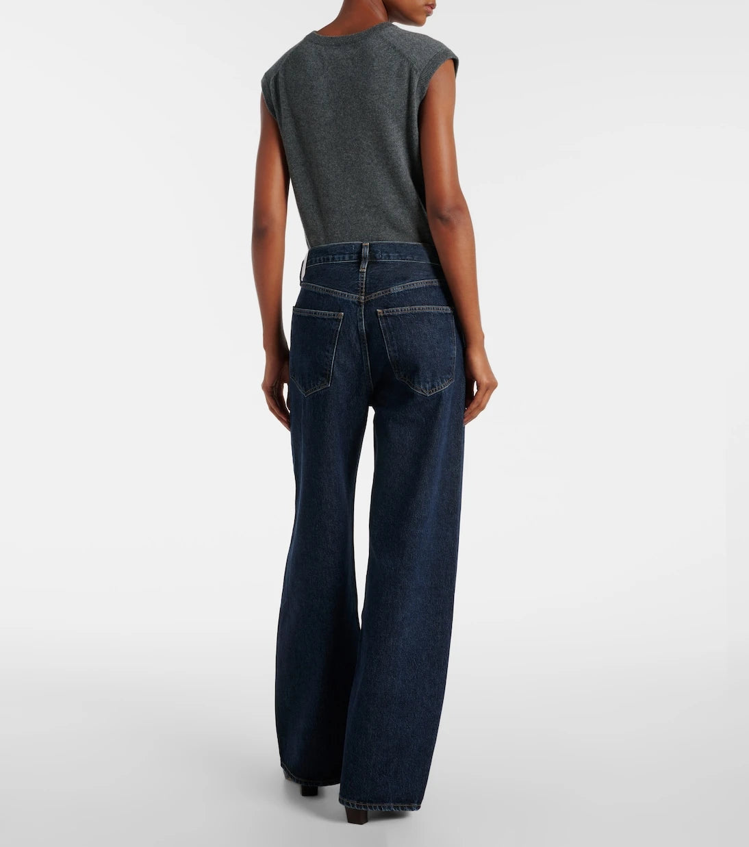 Agolde - Low Curve mid-rise barrel-leg jeans