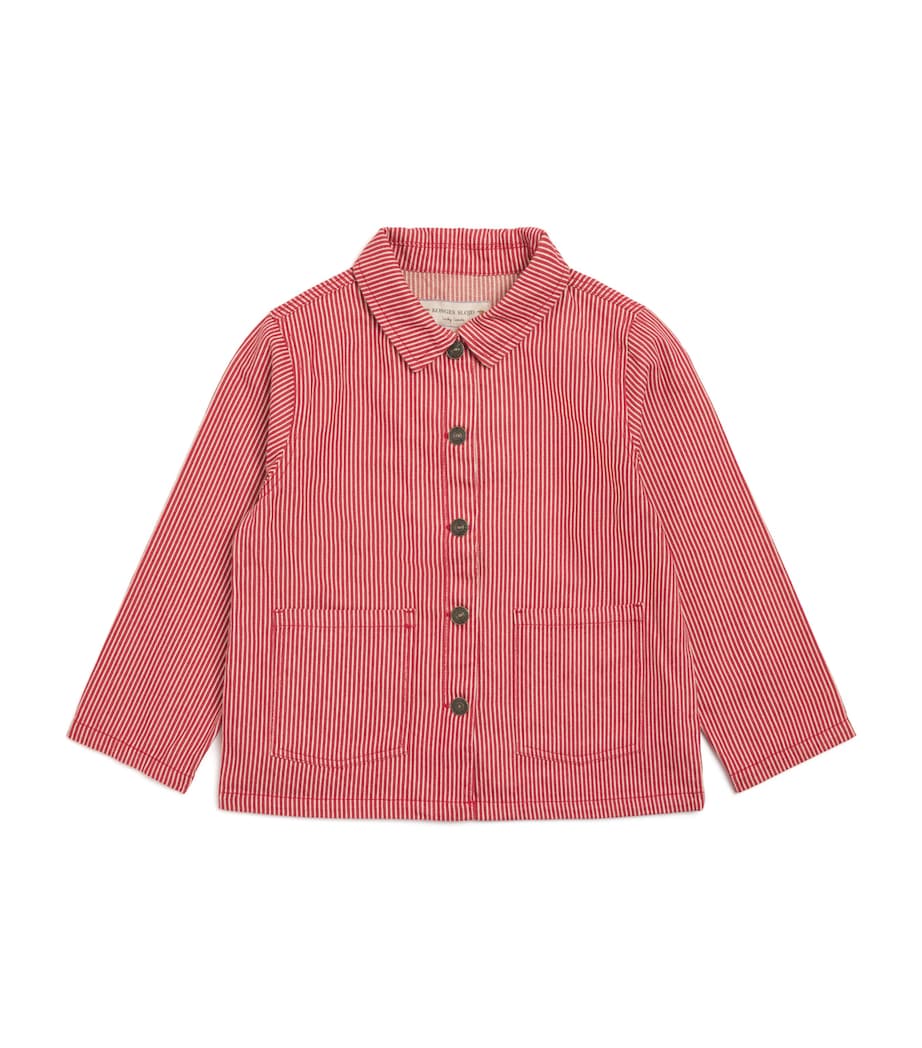 Organic Cotton Stripe Luc Overshirt (9 Months-4 years)