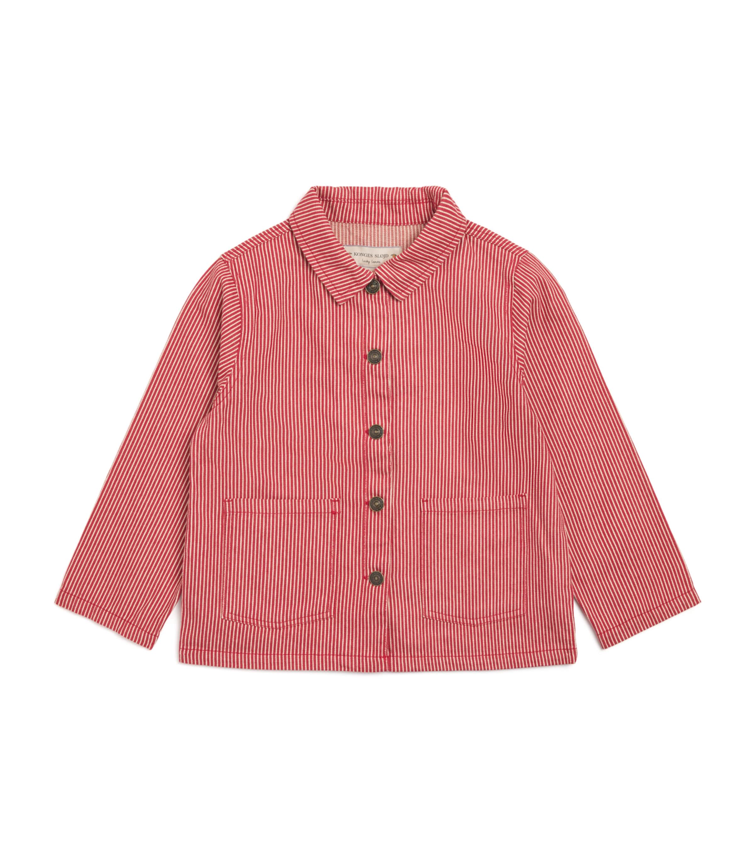 Organic Cotton Stripe Luc Overshirt (5-10 years)