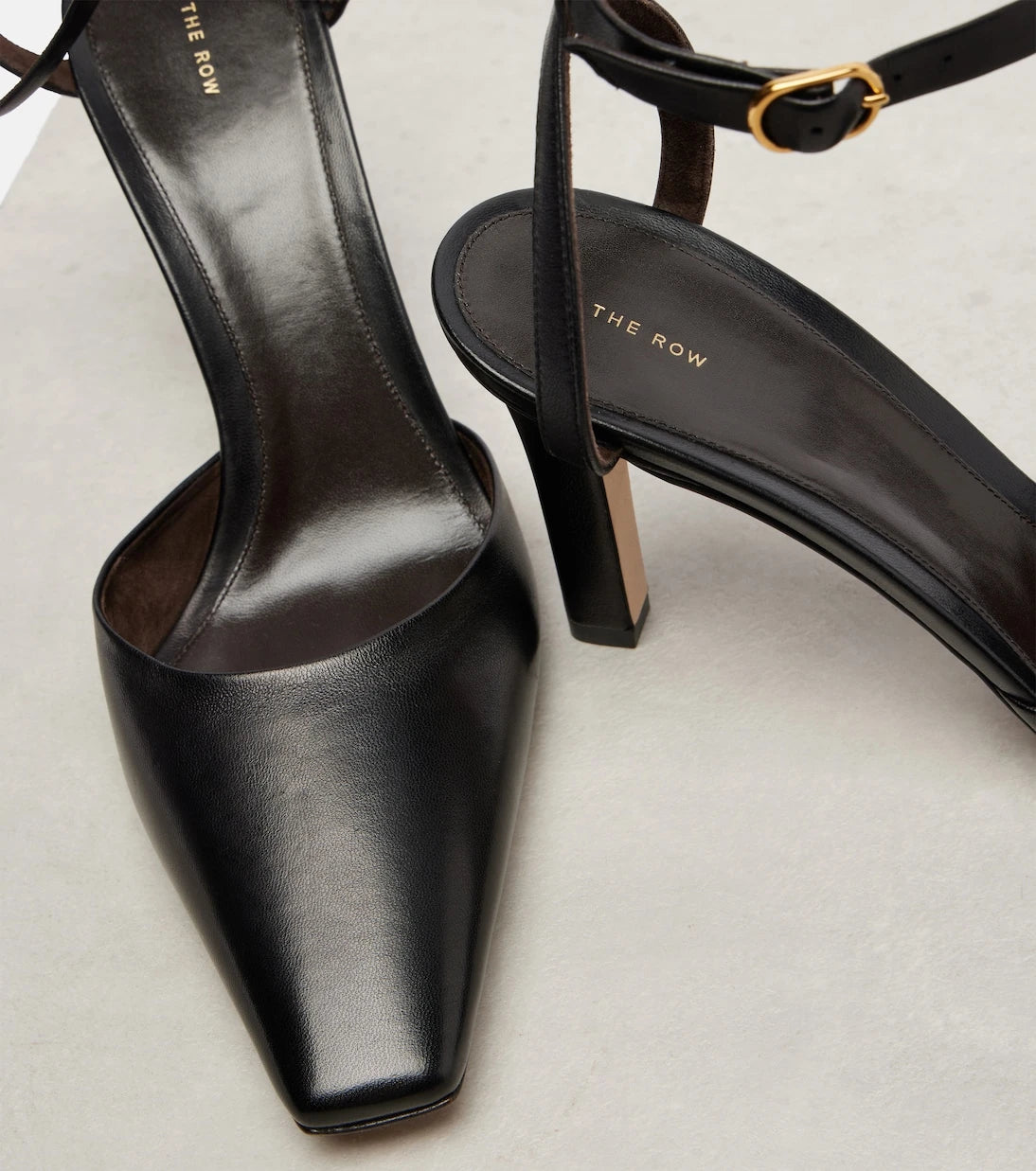 The Row - Carla 80 leather sandals