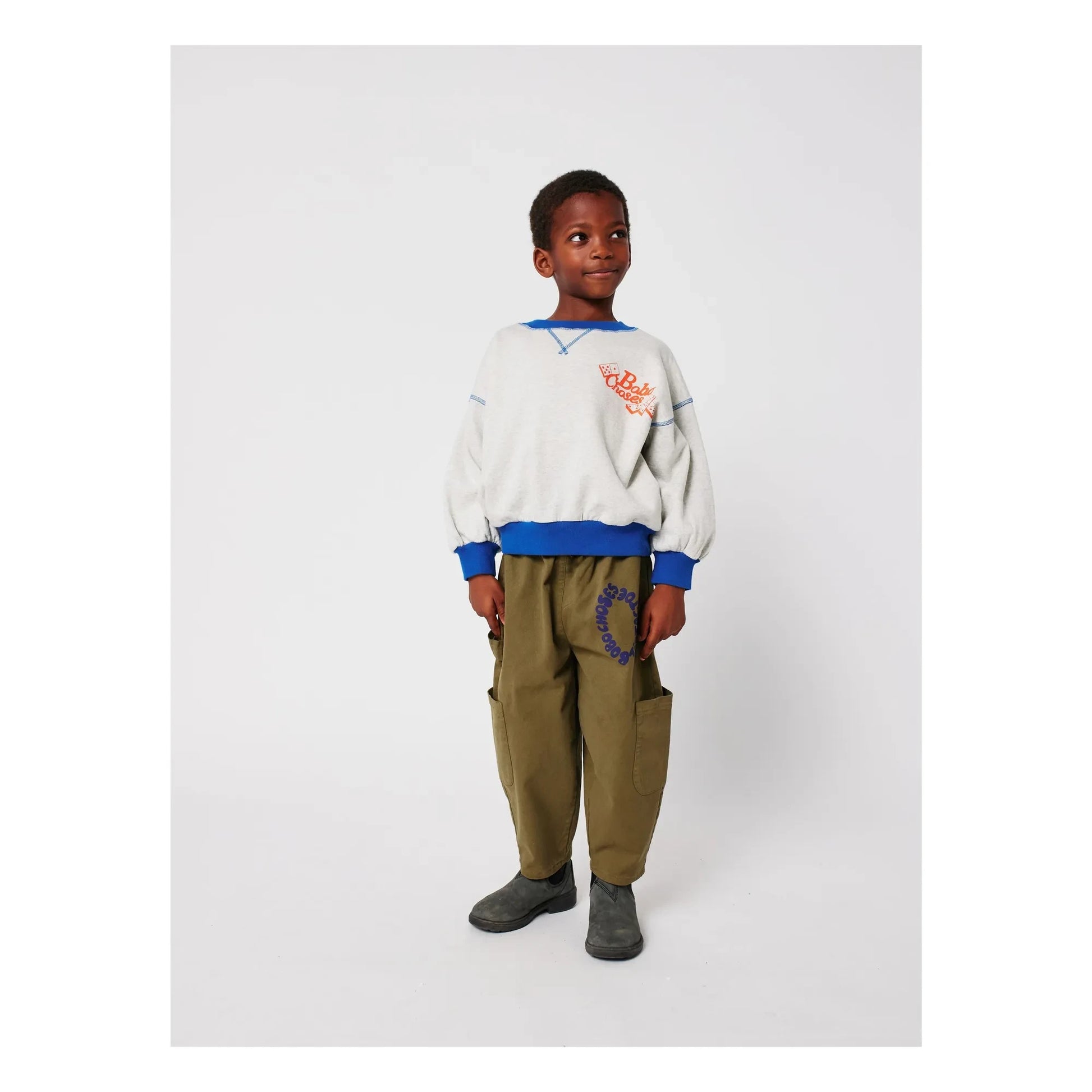 Bobo Choses - Sweat Dice Bobo Choses Organic Cotton | Heather grey
