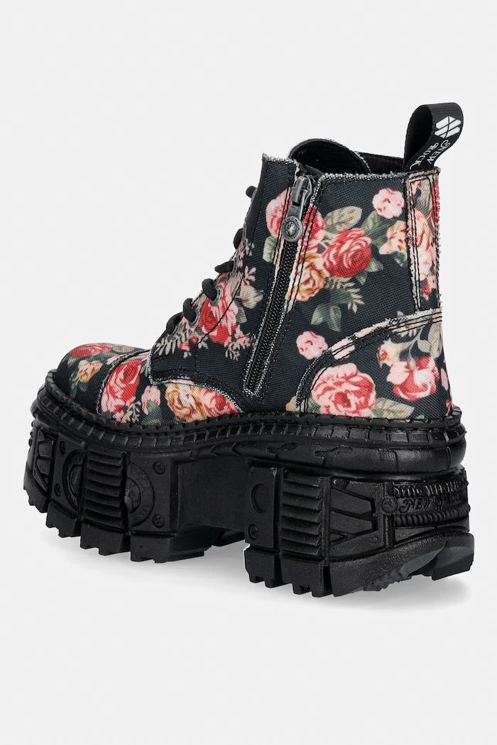 New Rock platformlu kadın botları ECO FLOR, TANK CASCO