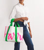 Medium Cotton Logo Tote Bag PINK