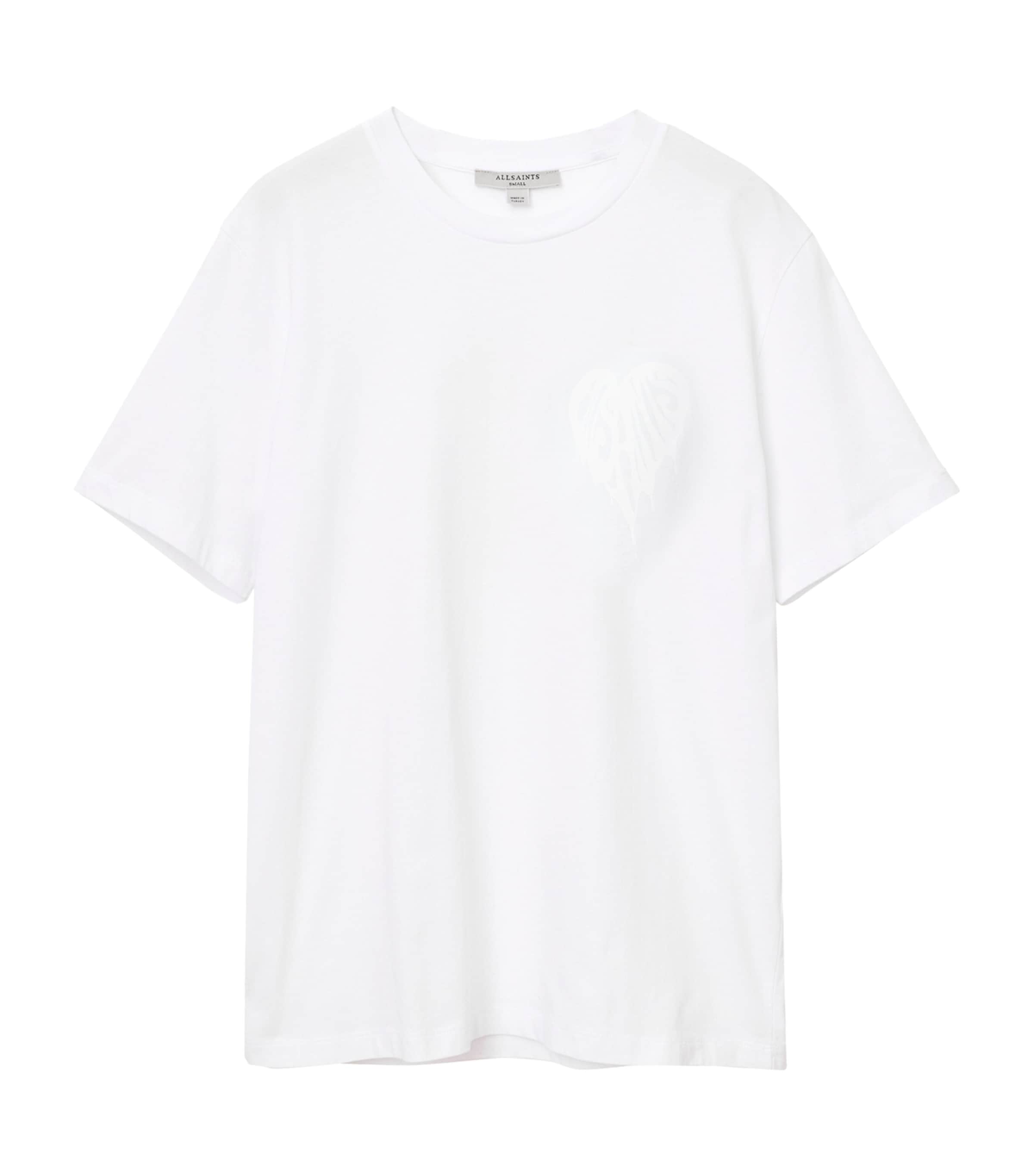 AllSaints White Organic Cotton Poster Graphic T-Shirt