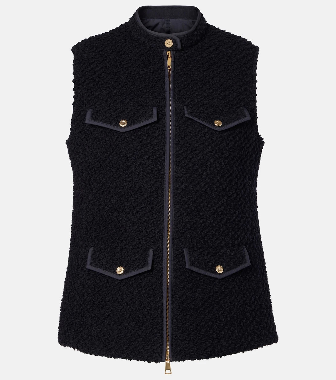 Moncler - Virgin wool bouclé vest