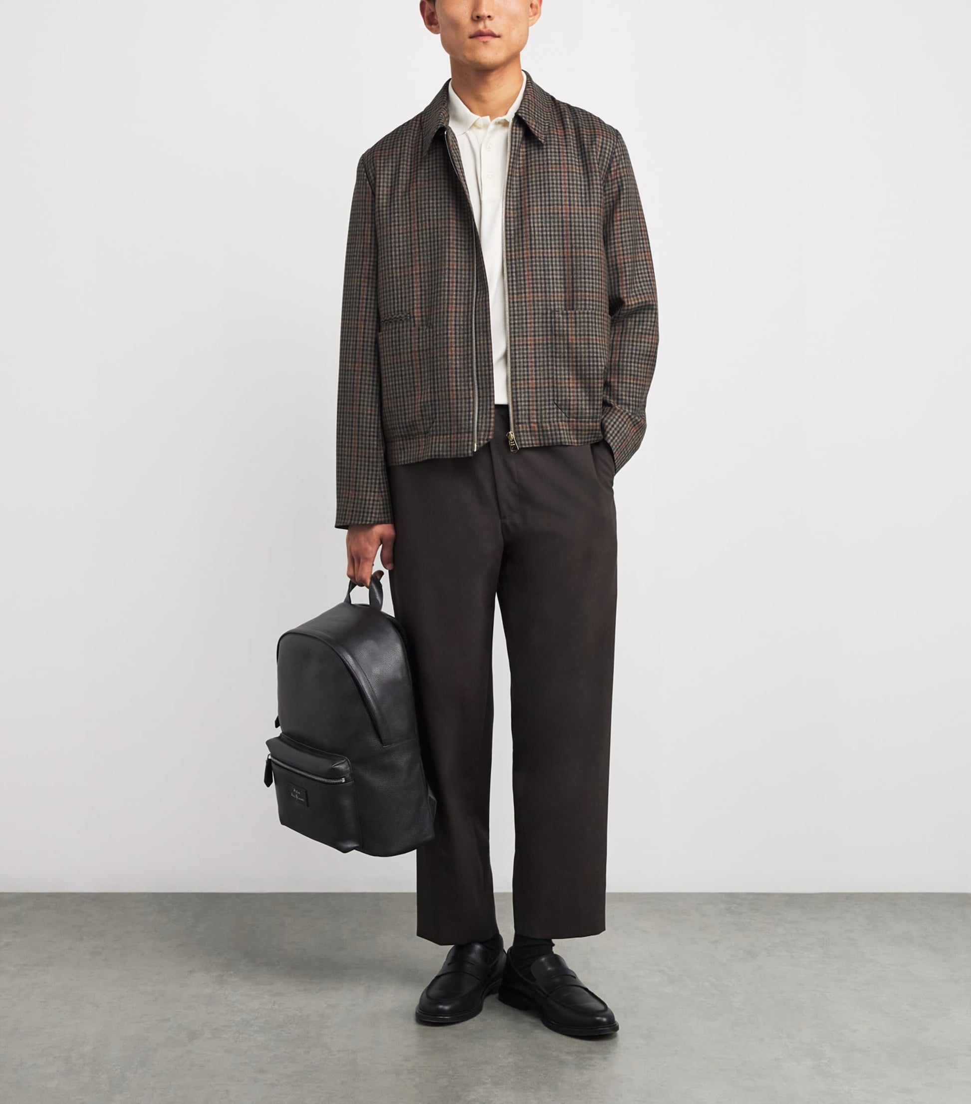 Pebbled Leather Backpack