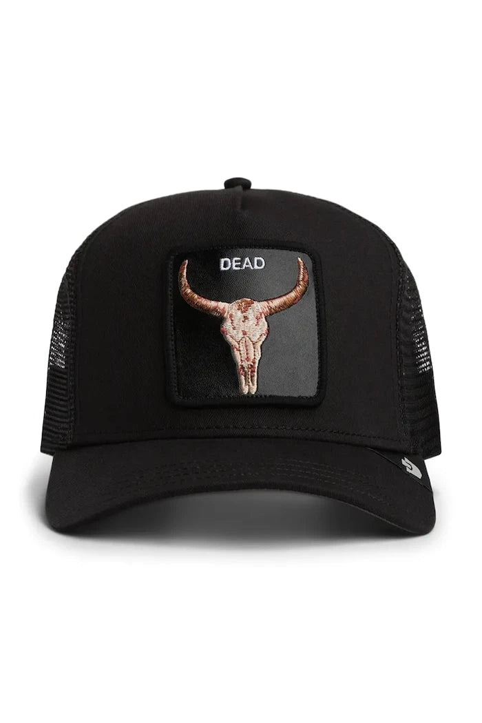 Goorin Bros pamuklu siperlikli şapka Dead Skull Trucker