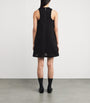 Max Mara Black Mesh Jersey Mini Dress