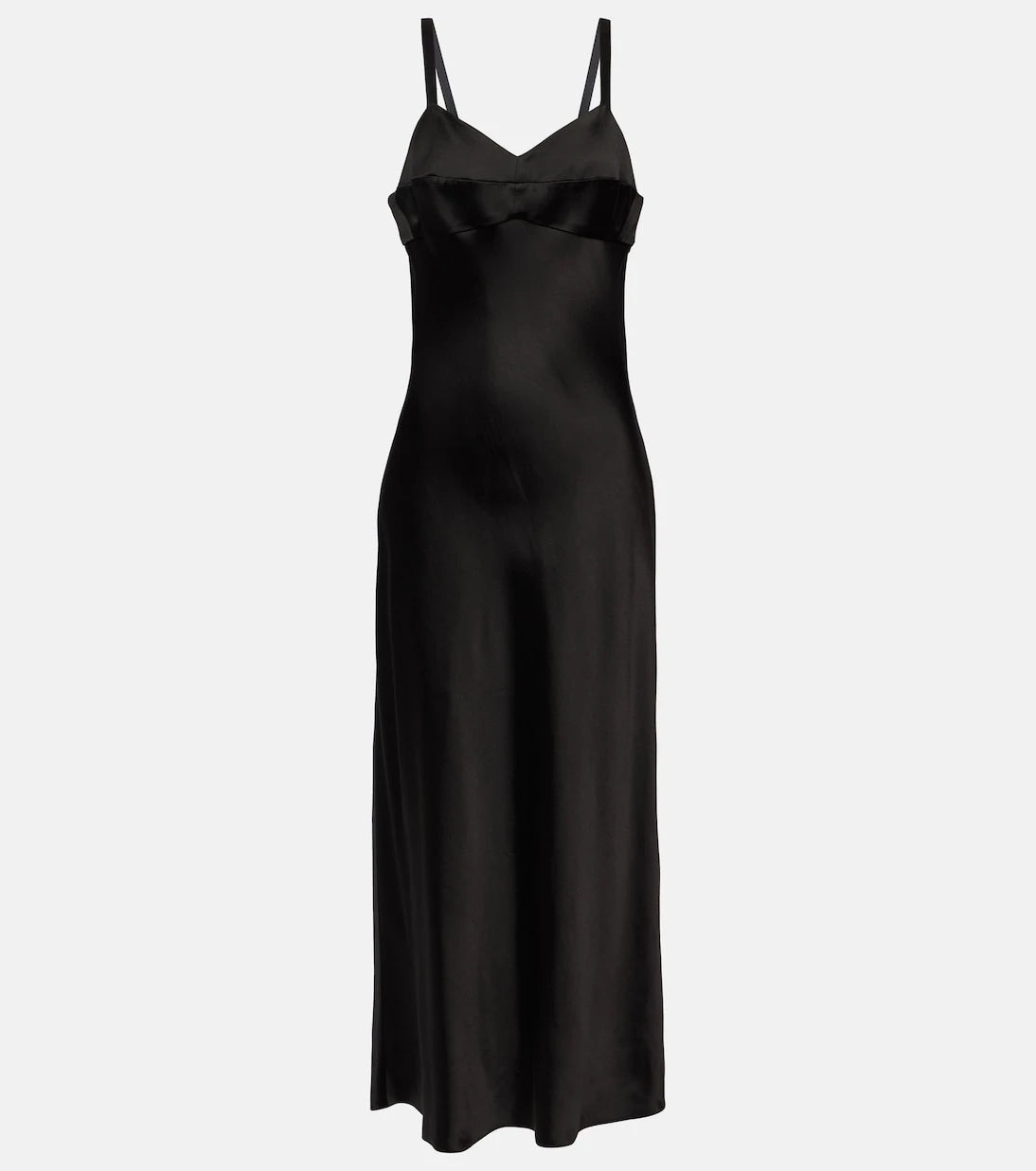 Khaite - Joely satin slip dress