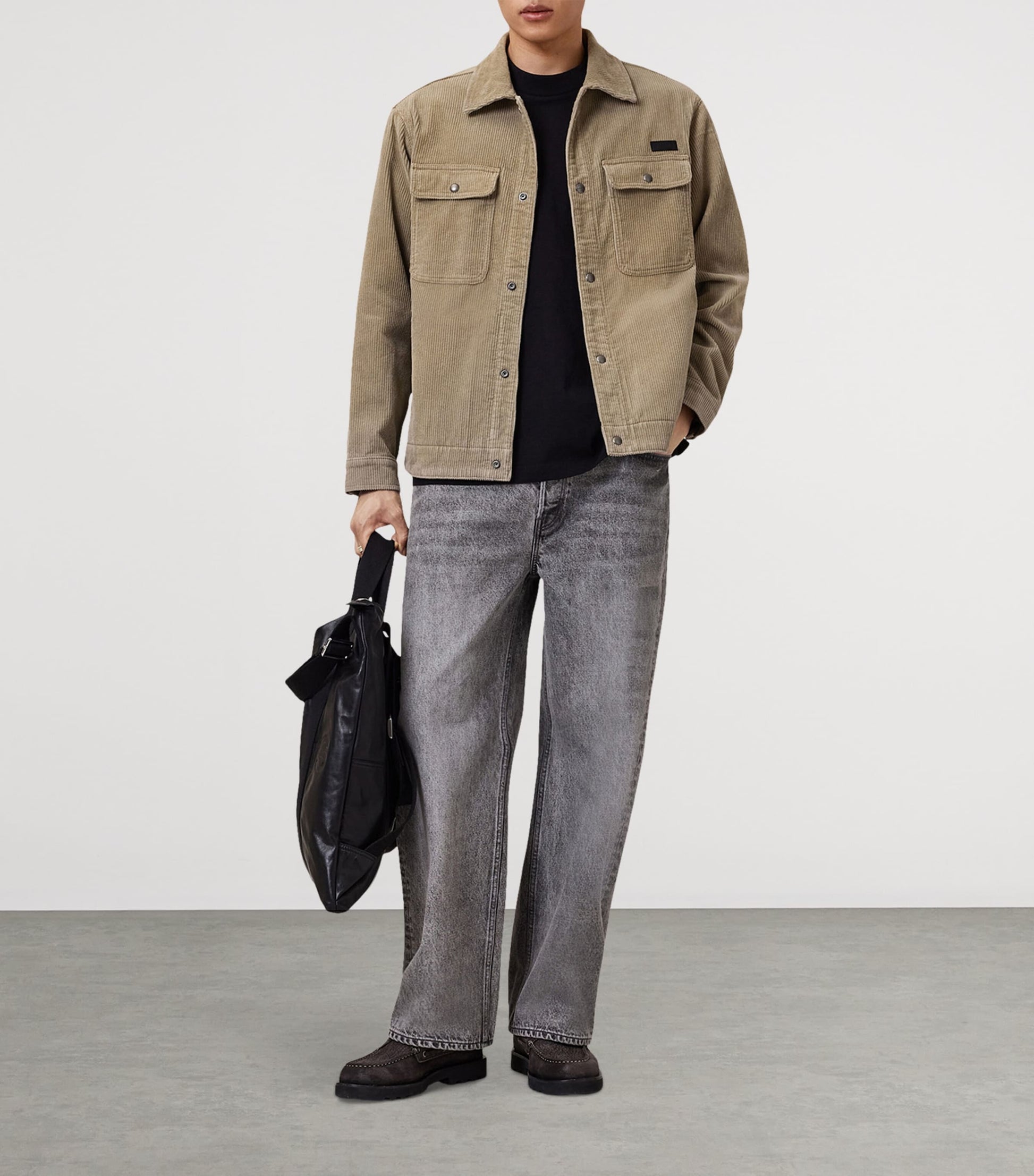 Brown Corduroy Castleford Overshirt