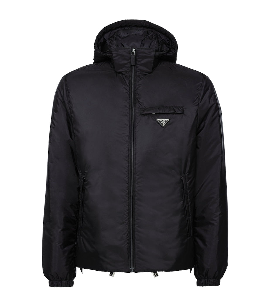 Prada Black Re-Nylon Puffer Jacket