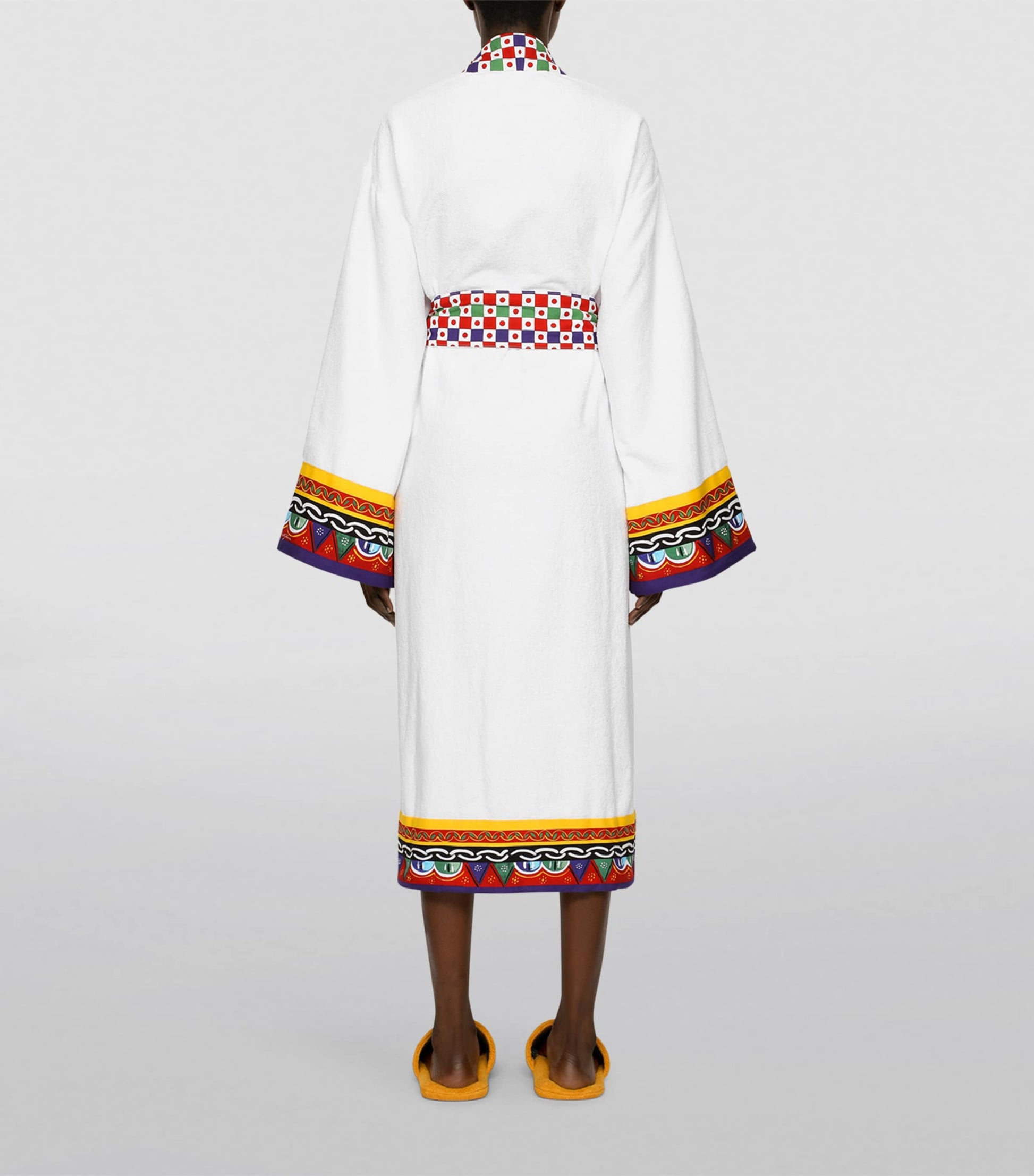 Dolce & Gabbana Casa Cotton-Terry Carretto Bathrobe